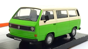 Motor Max 1/24 Scala 79376 - Volkswagen Tipo 2 (T3) - Verde/Cream - Foto 1 di 2