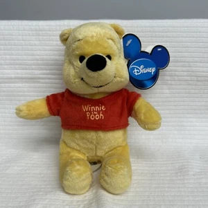 Winnie The Pooh Bean Bag Plush Walt Disney 8" New With Tag - Picture 1 of 7