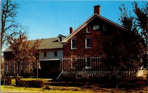 Vintage Iowa IA Postcard Amana House Freedom of Worship Amana Colonies  - Picture 1 of 4