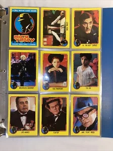 1990 Topps *DICK TRACY MOVIE* Complete 88 Card Set & Spider-Man Complete 90 Card - Picture 1 of 11