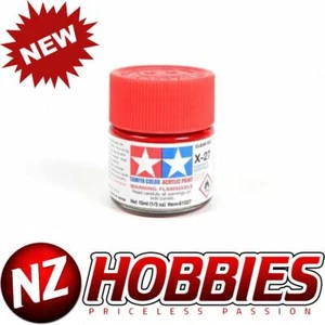 TAMIYA TAM81527 acrílico mini X27 rojo transparente - Imagen 1 de 2