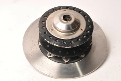 1974-1975 Kawasaki H1 H2 Z1 Front Wheel Hub and Rotor Assembly NOS imperfect Foto 1 de 4