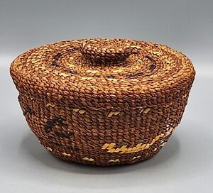 Vintage Native American Tsimshian  Basket as is
