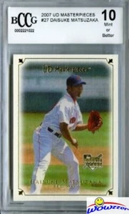 2007 Upper Deck Masterpieces #27 Daisuke Matsuzaka Rookie Beckett 10 Mint - Picture 1 of 1