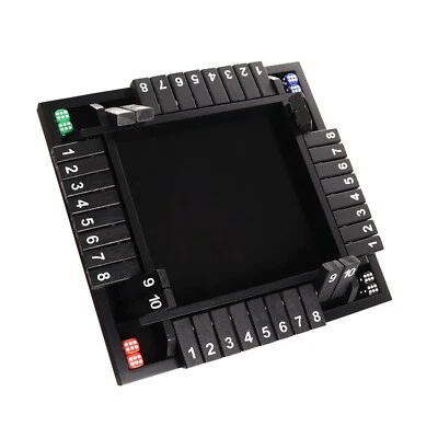 4-Player 10 Number Shut The Box Dice Game. Family Party Porch Pub Bar Board Game - Image 1 of 4