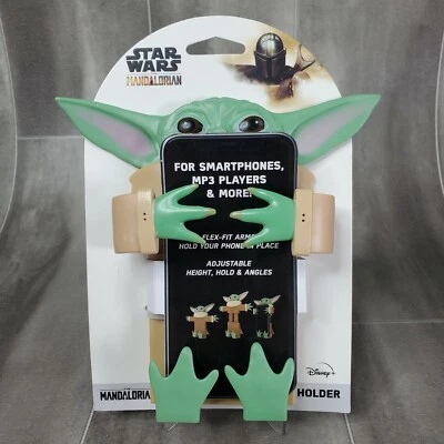 Star Wars The Mandalorian The Child Grogu Flexi Phone Holder & Stand Baby Yoda - Image 1 of 2