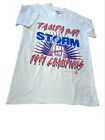 Nutmeg Athletic Dept. Tampa Bay Storm 1991 Champions T-shirt, White, New