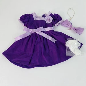 American Girl Doll Emily Retired Purple Holiday Outfit ~ Complete - Picture 1 of 10