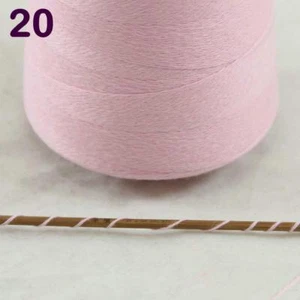 100g Cone 100% Cashmere Hand Knitting Crochet Wrap Scarf shawl Yarn Pink 20 - Picture 1 of 15