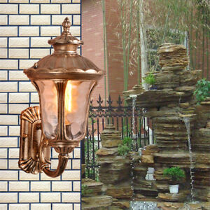 Outdoor Wall Light Bar Wall Lamp Garden Glass Wall Sconces Home Vintage Lighting