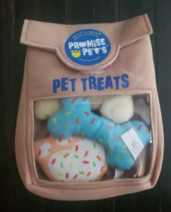 Juego de 3 golosinas de peluche Build A Bear Workshop Promise Pets + bolsa con lista de verificación - Imagen 1 de 7