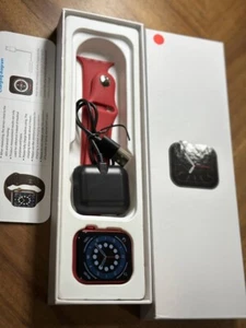 montre connectée bran neuve élégante rouge C900 ProMax - Photo 1 sur 5