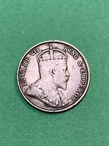 1904 Hong Kong Silver 5 Cents (A1515) - Picture 1 of 4