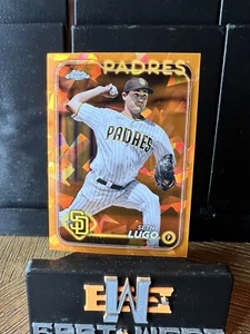 2024 Topps Chrome Sapphire Seth Lugo #291 Orange Refractor /25 Padres Royals - Imagen 1 de 2