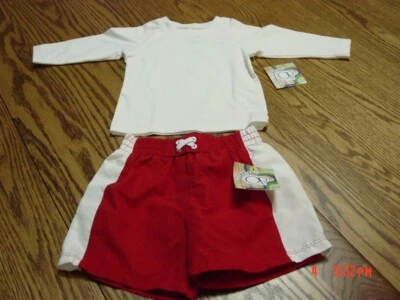 Infant Toddler Boys 2 piece Mix Match Swim Set by Op Red - Image 1 of 3