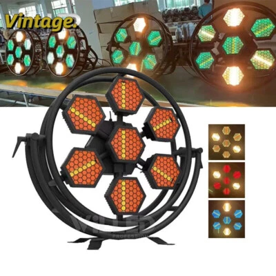 Big Retro Stage Light Pixel Control 7x60w LED RGB Halogen SMD5050 DMX - Image 1 of 4