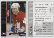 2006 In the Game-Used International Ice Signature Series Gold /10 Glenn Anderson