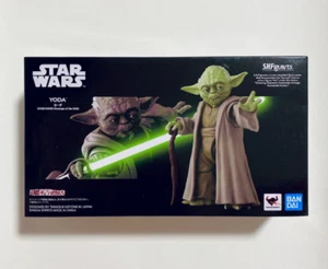 Bandai S.H.Figuarts Yoda Classic Ver STAR WARS Revenge Of The Sith from Japan - Picture 1 of 6