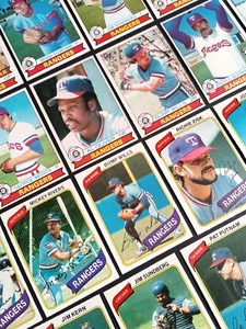 1979 & 1980 O-Pee-Chee OPC Texas Rangers Baseball Karten Lot NM+ (25 Karten) - Bild 1 von 13