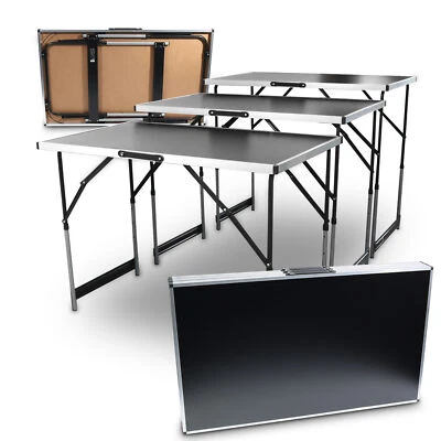 Mehrzwecktisch Verkaufstisch Malertisch 3tlg Klappbar 100x60cm 30kg BITUXX - Bild 1 von 4