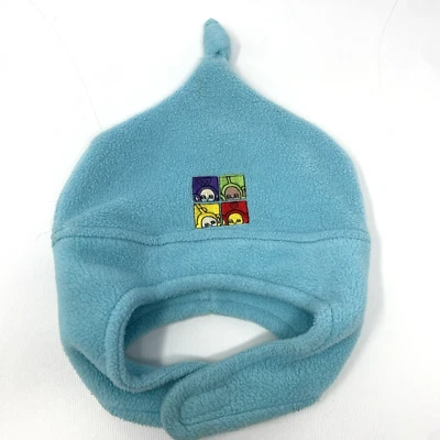 Sombrero con correa de barbilla de invierno Teletubbies vintage azul para niños pequeños 2-4X bordado Foto 1 de 4