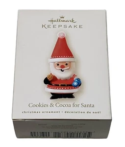 Hallmark Keepsake Santa Ornament 2008 Mini Cookies & Cocoa for Santa - Picture 1 of 2