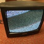 Sanyo Ds13330 13" Crt Retro Gaming Color Tv Tested Works No Remote