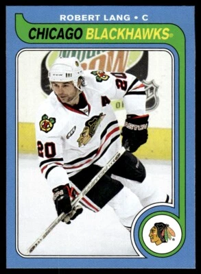 2008-09 O-Pee-Chee 1979-80 Retro Robert Lang Chicago Blackhawks #467 - Image 1 of 2