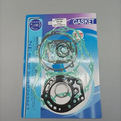 Juego completo de juntas de extremo superior nuevo 1995-2006 para Kawasaki KDX200 Foto 1 de 4