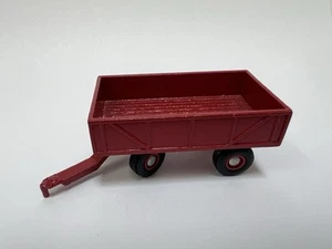 3" Ertl Metall Spielzeug rot Bauernhof Wagen Anhänger Made in Korea Dyersville Iowa USA Vintage - Bild 1 von 8