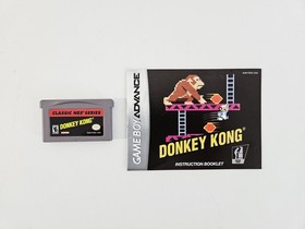 Donkey Kong Classic NES Series Nintendo Game Boy Advance Authentic With Manual