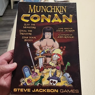 Munchkin: Conan Game STEVE JACKSON RARE GAMES Stab Your Buddy's - Image 1 of 4
