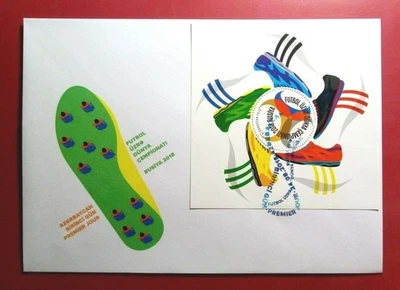 Azerbaiyán 2018 * Copa Mundial de Fútbol de la FIFA * CAMPEONATO * Rusia * FÚTBOL * FDC Foto 1 de 2