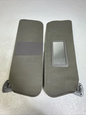 88-94 Chevy GMC C/K Truck Suburban Silverado LH & RH Sun Visor Set OEM Grey Gray - Image 1 of 4