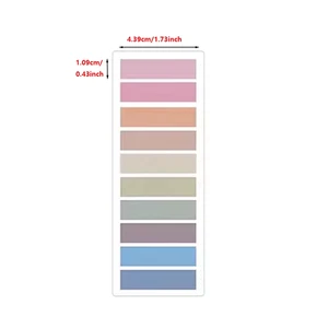 Lenzuola Indice Trasparente Taccuini Memo Creativi Note Appiccicose Libro Schede - Foto 1 di 27