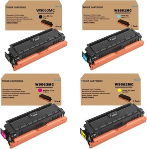 W9060MC W9061MC W9062MC W9063MC Toner for HP E55040 E57540 Series 4-Pack - Afbeelding 1 van 4