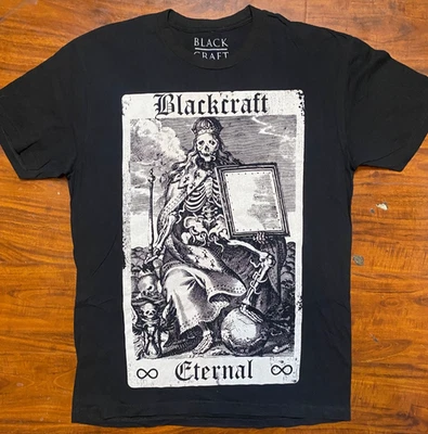 Camiseta Black Craft Cult Goth Eternal Negra Gráfica Talla L Foto 1 de 4