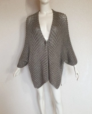 Iris von Arnim sehr dicke sehr weiche lange Mohair  Seide  Strickjacke sehr edel - Bild 1 von 4