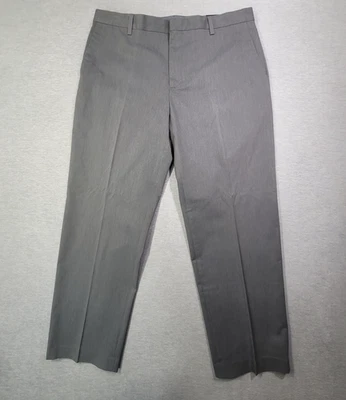 Kirkland Pants Mens 38x32 Gray Classic Fit Non Iron Comfort Flat Front NWT - Image 1 of 4