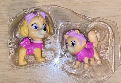 Paw Patrol Kitty Cat Figures Catastrophe com boneco rosa Skye HTF / NOVO (sem caixa) - Imagem 1 de 3