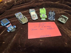 Vintage ORIGINAL 68' 69' LOT OF 6 Hot Wheels Redline BEATER PARTS  #HW6BPR-X - Picture 1 of 12