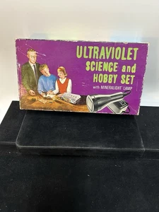 Vintage 50er Jahre Ultraviolett Wissenschaft & Hobby Set Minerallicht Lampe Modell NH - Bild 1 von 7