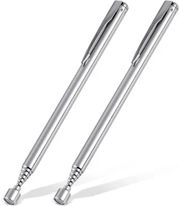 2 Pieces 3.5LBs Telescoping Magnetic Pickup Tool, with Pen 2 Pieces, 3.5 Lbs - Picture 1 of 7