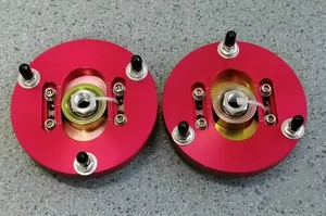 1 Pair CAMBER PLATE for BMW 3 Series E36/E46 E39 E60 Coilover Shock Absorber - Foto 1 di 3