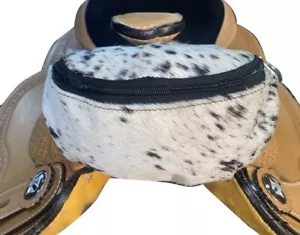 Showman marsupio da sella in pelle di mucca per capelli - Foto 1 di 4