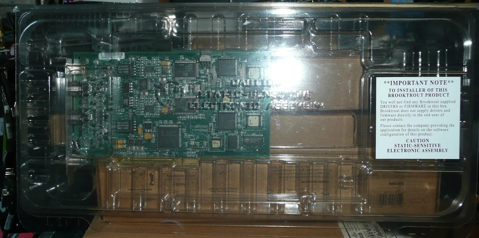 Brooktrout Dialogic 804-063-02 TruFax 100/200 A02-0003JPB 2CH PCI Fax Modem Card - Image 1 of 1