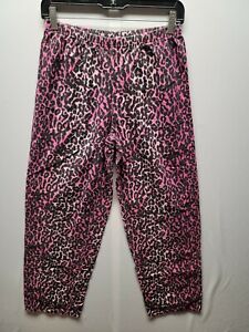 Joe Boxer Pink Leopard Print Pajama Bottoms Size S 100% Cotton