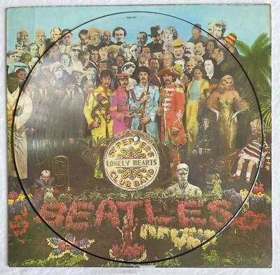 THE BEATLES -Sgt Peppers Lonely Hearts…- 1978 Rare Original UK  Picture Disc - Image 1 of 4