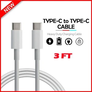 B2G1 FREE USB C to USB C Cable 3A Fast Charger Cord for Motorola Moto G/G64/G04s - Picture 1 of 5