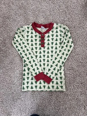 Молодежный пижамный топ Hanna Andersson размер 140 (10) праздничная елка с длинным рукавом - Изображение 1 из 4